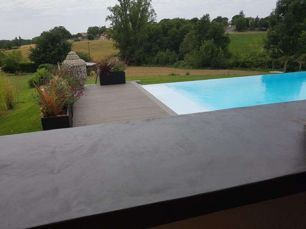 Pose de béton terrazzo à Cugnaux