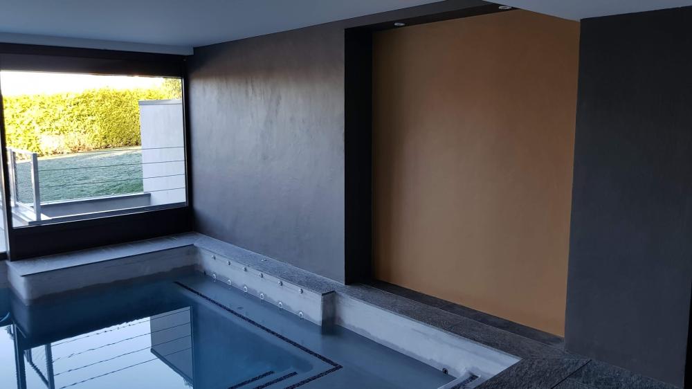 beton ciree piscine
